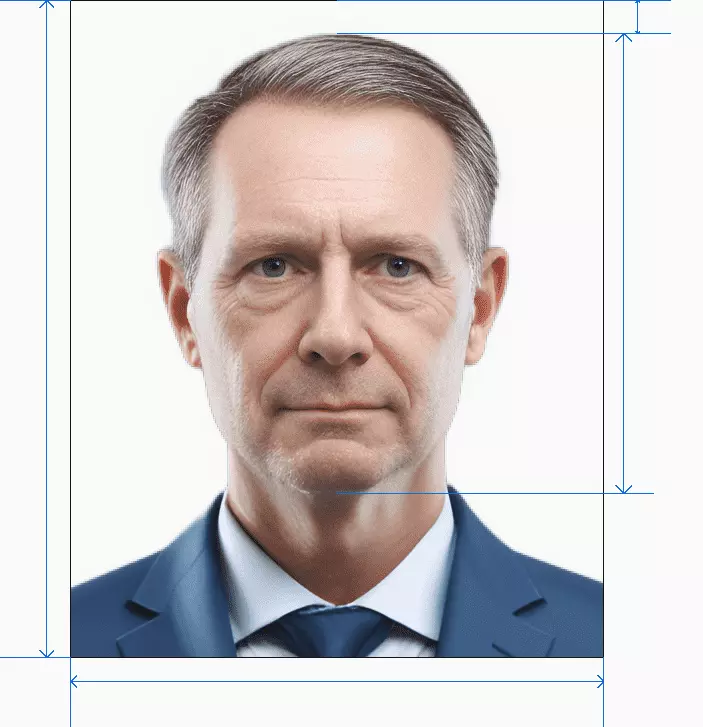 BR passport photo after processing by AI photogov