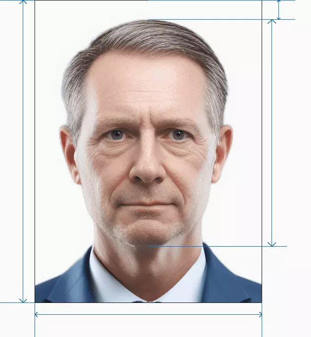 EE passport photo after processing by AI photogov