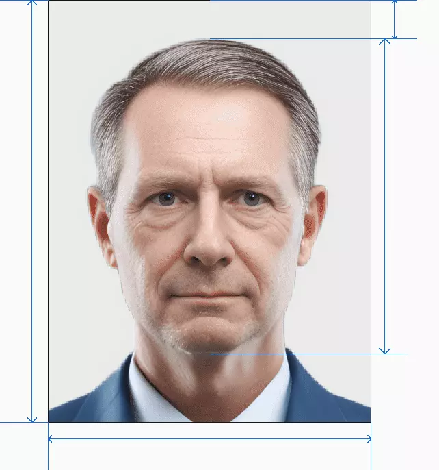 FI passport photo after processing by AI photogov