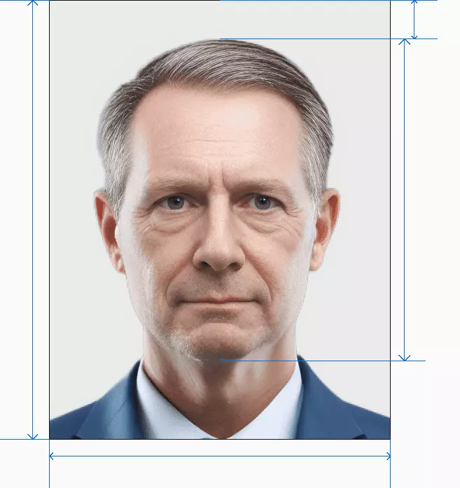 MA passport photo after processing by AI photogov