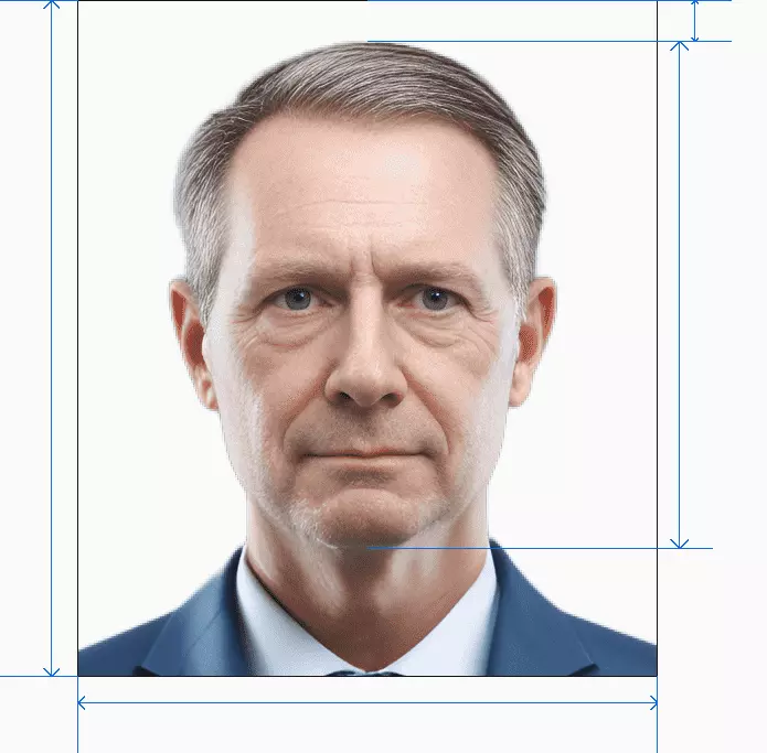 NG passport photo after processing by AI photogov