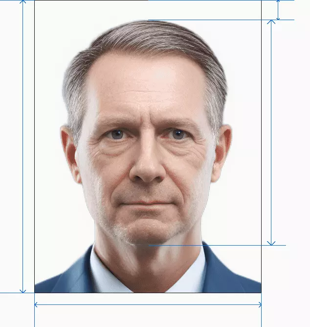 SE passport photo after processing by AI photogov
