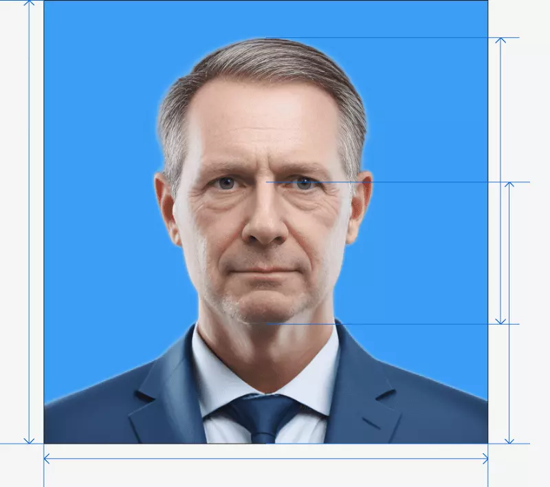 TZ passport photo after processing by AI photogov